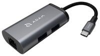 USB-концентратор Adam Elements CASA Hub eC301 разъемов: 3 золотой