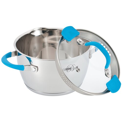 Кастрюля BS 2117-22 BL/ 2 пр./4.4л./капсульное дно