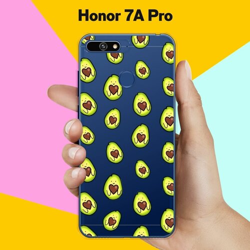 Силиконовый чехол на Honor 7A Pro Авокадо / для Хонор 7А Про силиконовый чехол авокадо из авокадо на honor 7a pro