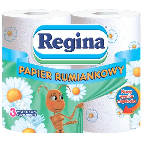 фото Туалетная бумага regina ромашка