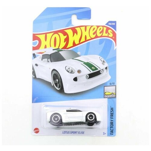 Детская машинка 1:64 Hot Wheels Редкая модель LOTUS SPORT ELISE из серии HW FACTORY FRESH модель коллекционная 2022 детская машинка 1 64 hot wheels редкая модель lotus emira из серии hw exotics модель коллекционная 2022 оригинал