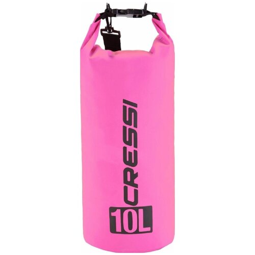 Гермомешок, герморюкзак, влагозащитная сумка CRESSI с лямкой DRY BAG объем 10 литров розовый герморюкзак dry bag 10 литров черный