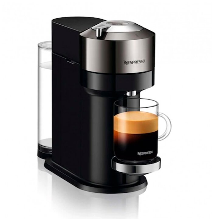 Кофемашина капсульная Nespresso Vertuo Next Dark Chrome