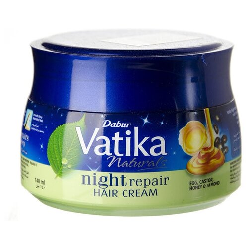 Dabur Vatika Крем-маска для волос Ночное восстановление, 140 мл