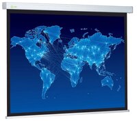 Рулонный матовый белый экран cactus Wallscreen CS-PSW-150x150