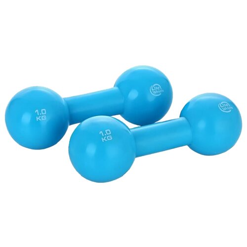 фото Набор гантелей цельнолитых Lite Weights 3967EG 2x1 кг