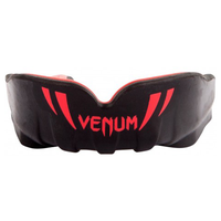 Детская боксерская капа Venum Challenger Black/Red (Детский размер)