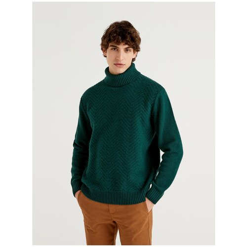 фото Свитер с высоким горлом united colors of benetton для мужчин 22a_103mu200h_547_xl