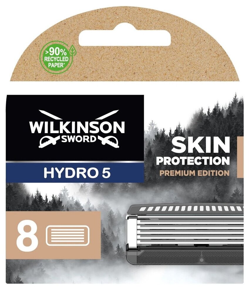 Wilkinson Sword Сменные лезвия Wilkinson Sword Hydro 5 Skin Protection Premium Edition 8шт