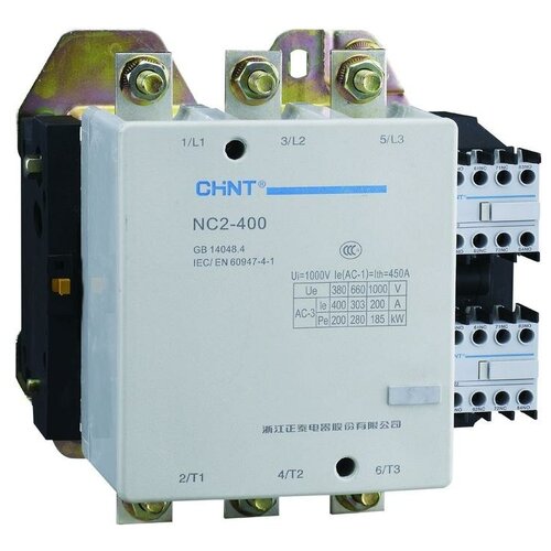 Контактор NC2-400 400А 230В/АС3 50Гц (R) | код 236157 | CHINT (1 шт.)