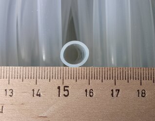 Трубки силиконовые медицинские внутренний диаметр 8 мм, толщина стенки 1,0 мм, длина 3 метра