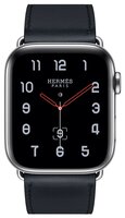 Часы Apple Watch Hermès Series 4 GPS + Cellular 44mm Stainless Steel Case with Leather Single Tour b