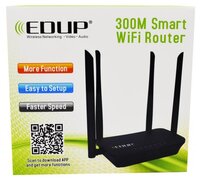 Wi-Fi роутер EDUP EP-RT2638 черный