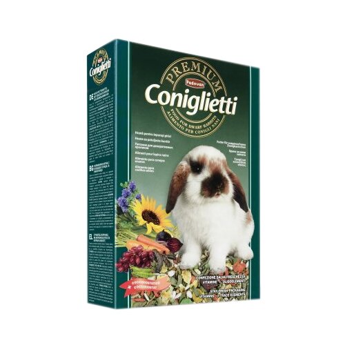 Padovan Premium coniglietti / Корм Падован для кроликов и молодняка Комплексный Основной 500 г