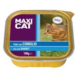 Корм для кошек MaxiCat (0.1 кг) 1 шт. Паштет с кроликом - изображение