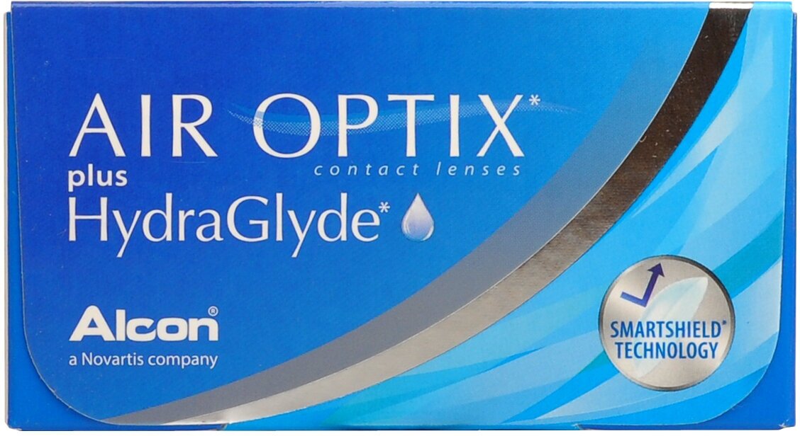 Alcon Air Optix Plus Hydraglyde (3 линзы), 8.6, -7.25