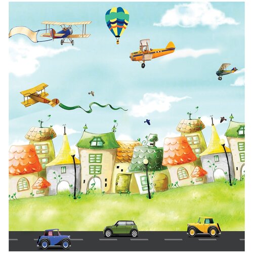 Фотообои фактура Крошка Детский городок 260x275 6793₽