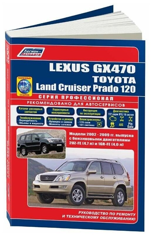 "Lexus GX470 / Toyota Land Cruiser Prado. Руководство по ремонту и техническому обслуживанию"