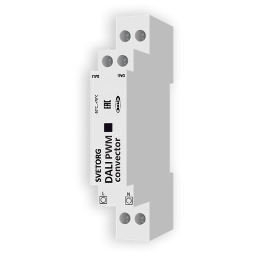 Конвертер напряжения DALI PWM Svetorg реле управления dali relay 5a din svetorg