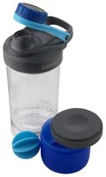 Шейкер Contigo Shake & Go FIT + compartment 0.65 л голубой