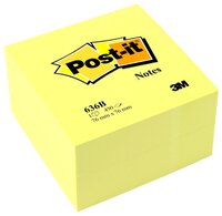 Post-it Блок-кубик Classic, 76х76 мм, канареечно-желтый, 450 штук (636B)