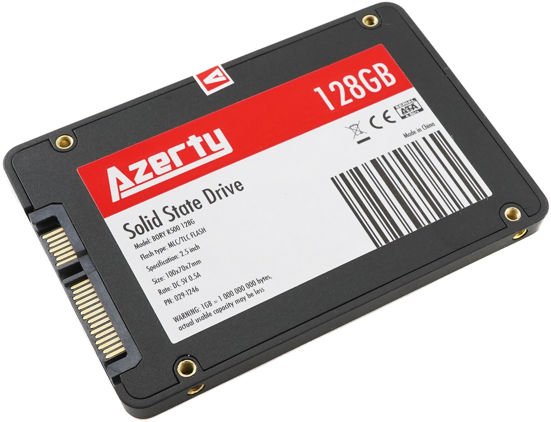 Жесткий диск SSD 2.5' 128Gb Azerty Bory R500 128G