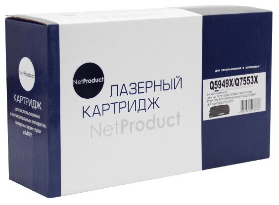 Картридж NetProduct (N-Q5949X/Q7553X) для HP LJ P2015/1320/3390/3392, Универсальный, 7K