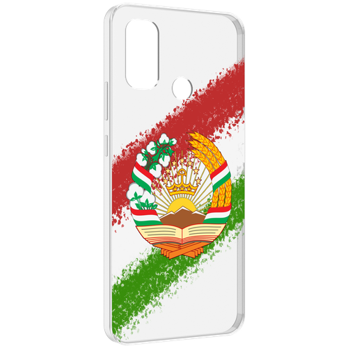 Чехол MyPads герб флаг Таджикистана для UleFone Note 10P / Note 10 задняя-панель-накладка-бампер