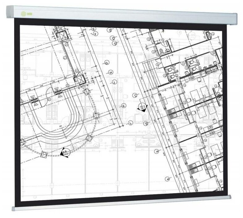 Экран для проектора Cactus Wallscreen CS-PSW-124x221