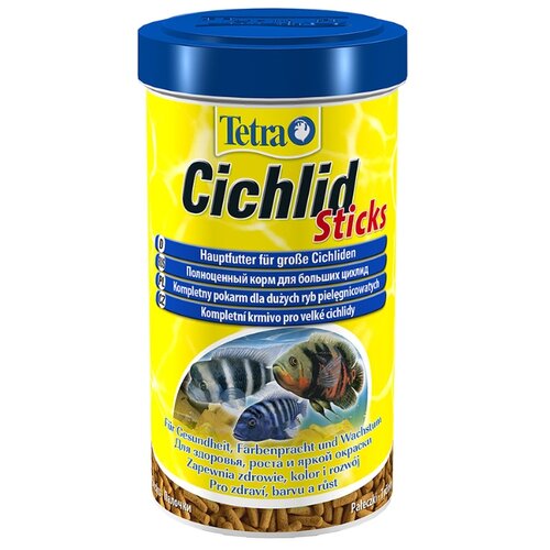 фото Сухой корм Tetra Cichlid Sticks для рыб 500 мл