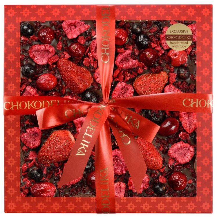 Набор подарочный Шоколад темный с украшением Бэррифэст, 180 г - фотография № 2