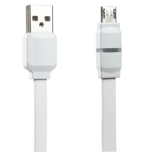 Кабель Remax Breathe USB - microUSB (RC-029m), 1 м, 1 шт., белый кабель usb 2 0 a m micro usb 2 0 b m remax rc 043m 1м серебристый