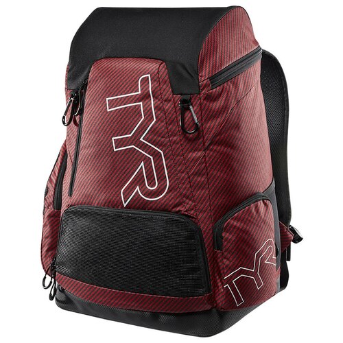 Рюкзак TYR Alliance 45L Backpack Team Carbon Print, арт. LATBPTMC-610, полиэстер, красный