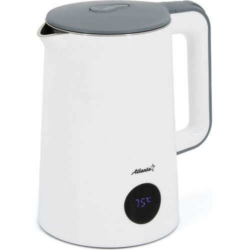 Двухстенный электрический чайник Atlanta ATH-2447 white 238200₽