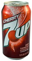 Газированный напиток 7-UP Cherry, США, 0.355 л