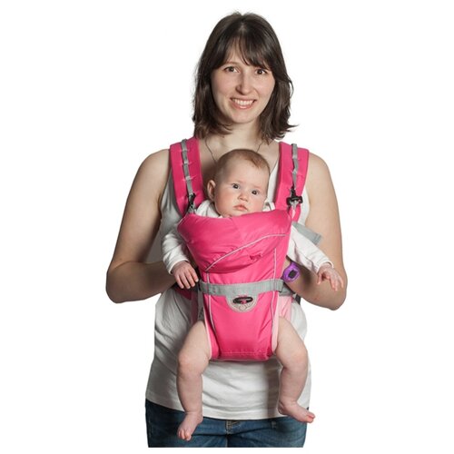 фото Рюкзак-переноска чудо-чадо babyactive simple розовый