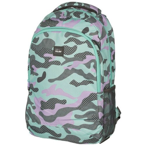 Рюкзак Рюкзак школьный Turquoise Camouflage 45х30х12 см, 624601GM