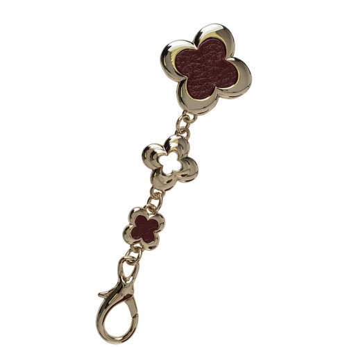 Брелок Franchesco Mariscotti гладкая фактура бордовый золотой 178₽