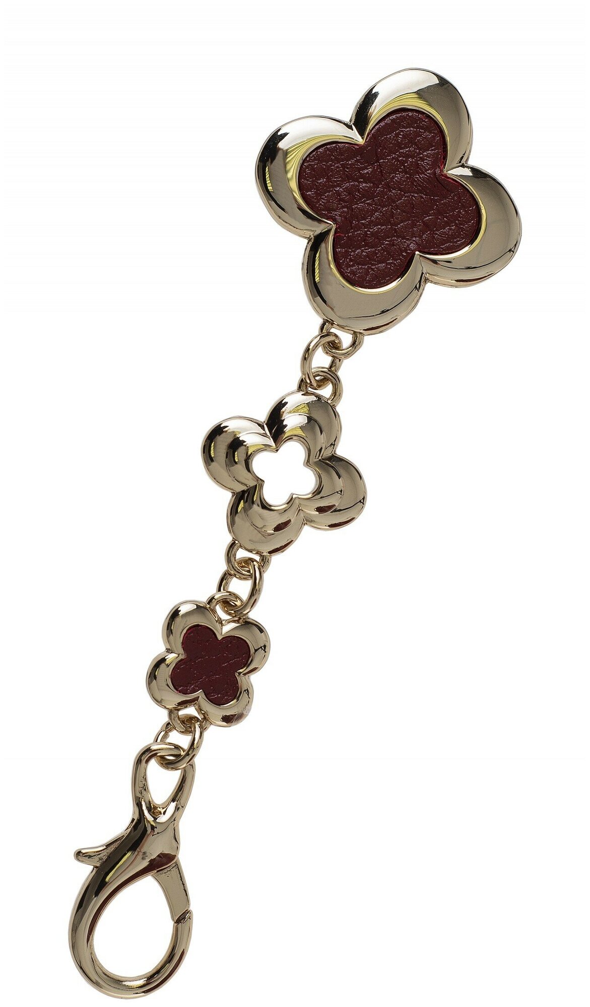 фото Брелок/подвеска/украшение/сувенир/для ключей/для сумки/для авто/металлический/с цветком/женский/Franchesco Mariscotti