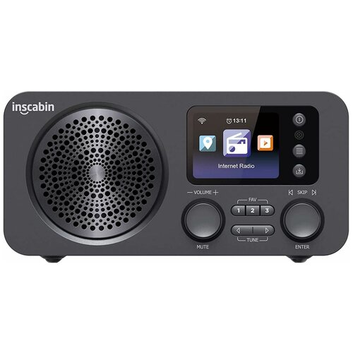 Интернет-радио Inscabin D7 Black (WiFi, FM, DAB, Bluetooth, USB Playback, 2,4