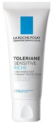 La Roche-Posay Toleriane Sensitive Riche Насыщенный крем увлажняющий уход для сухой чувствительной кожи лица с пребиотической формулой