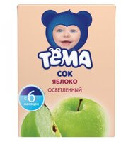 Сок осветленный Тёма Яблоко, c 6 месяцев 0.2 л