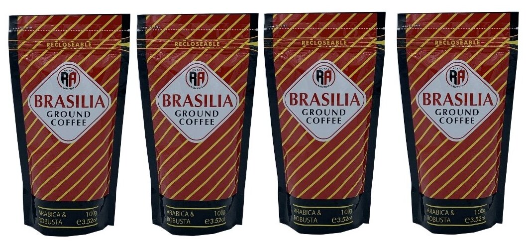 Кофе молотый Royal Armenia Brasilia, 100 г, 4 уп. - фотография № 4