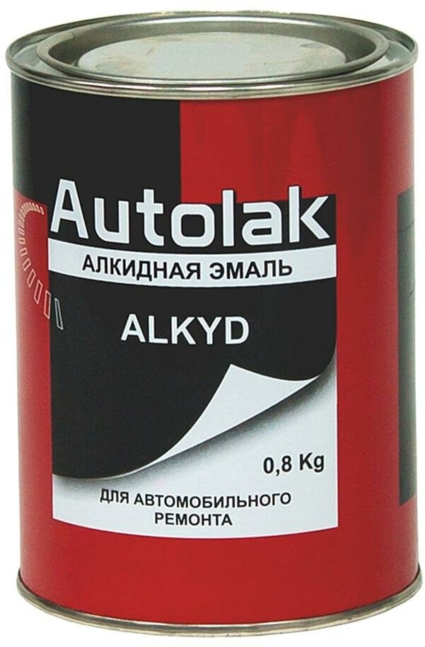 AUTOLAK "Черная матовая" Автоэмаль алкидная 0,8 кг.