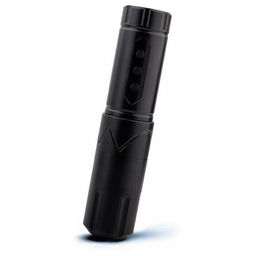 Беспроводная машинка ручка для тату и татуажа с мощным аккумулятором Flux Wireless Pen S11 Black