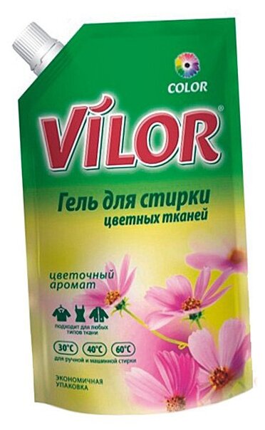 Гель для стирки Vilor для цветных тканей