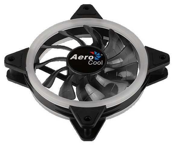 Вентилятор для корпуса Aerocool Rev RGB (120mm, 3pin+4pin, RGB led) (4713105960969)