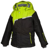 Куртка Huppa размер 152, 70109, black/ lime