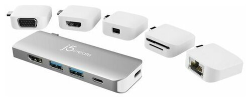 Модульная док-станция j5create ULTRADRIVE Kit USB-C с поддержкой двух дисплеев