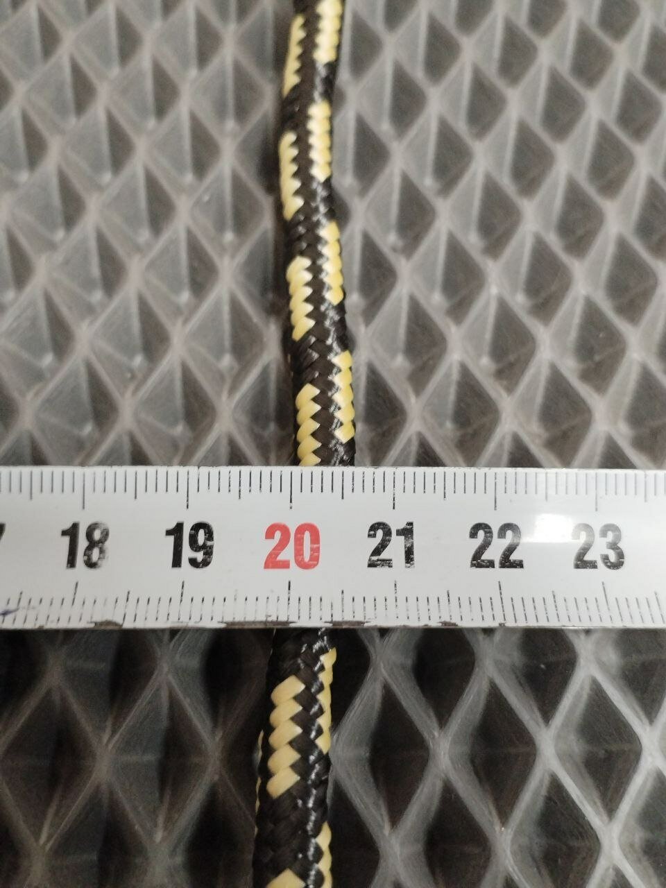 Якорная намотка, диаметр 6 мм длина 5 м, якорная веревка, шнур якорный полипропиленовый, плетеный, нагрузка до 400 кг!